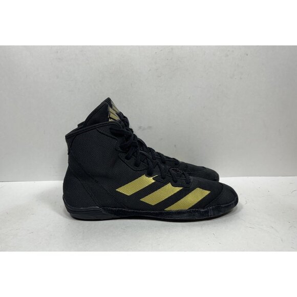 Adidas Adizero Mat Wizard 6 Core Black Gold Metallic IE3207 Men's Size 8‎ Shoes